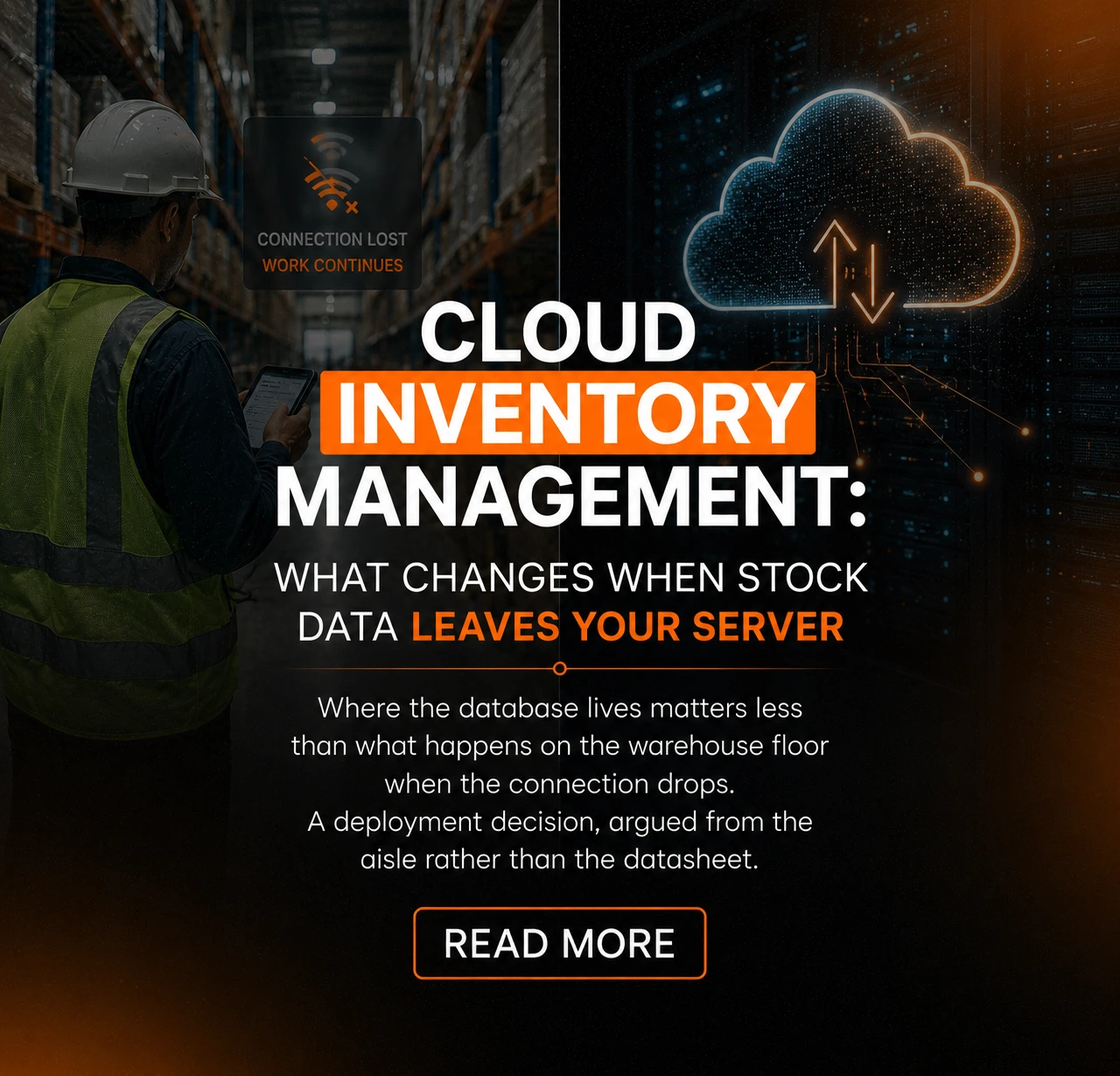 Cloud inventory management across multiple warehouse locations