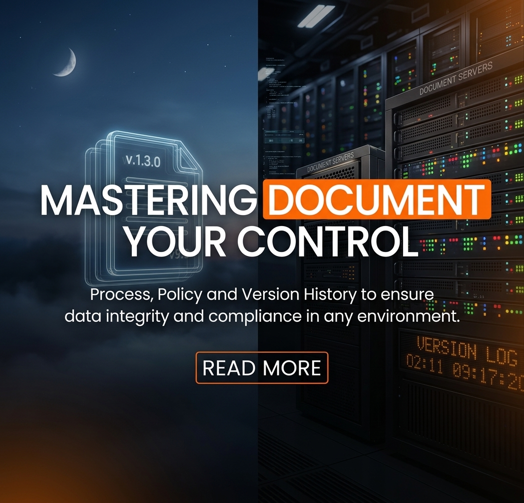 Document control: process, policy and version history