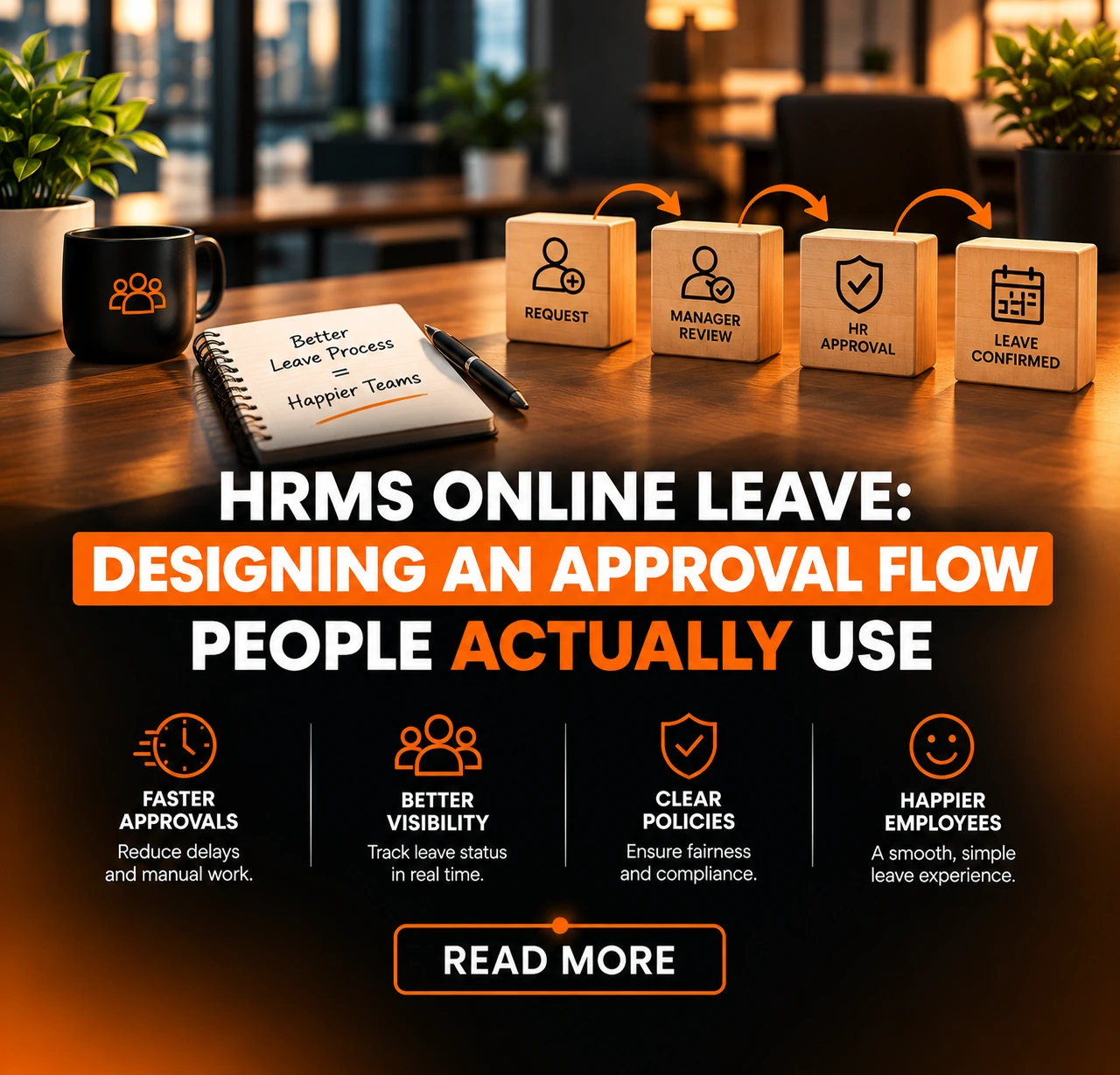HRMS online leave application: designing an approval flow people actually use