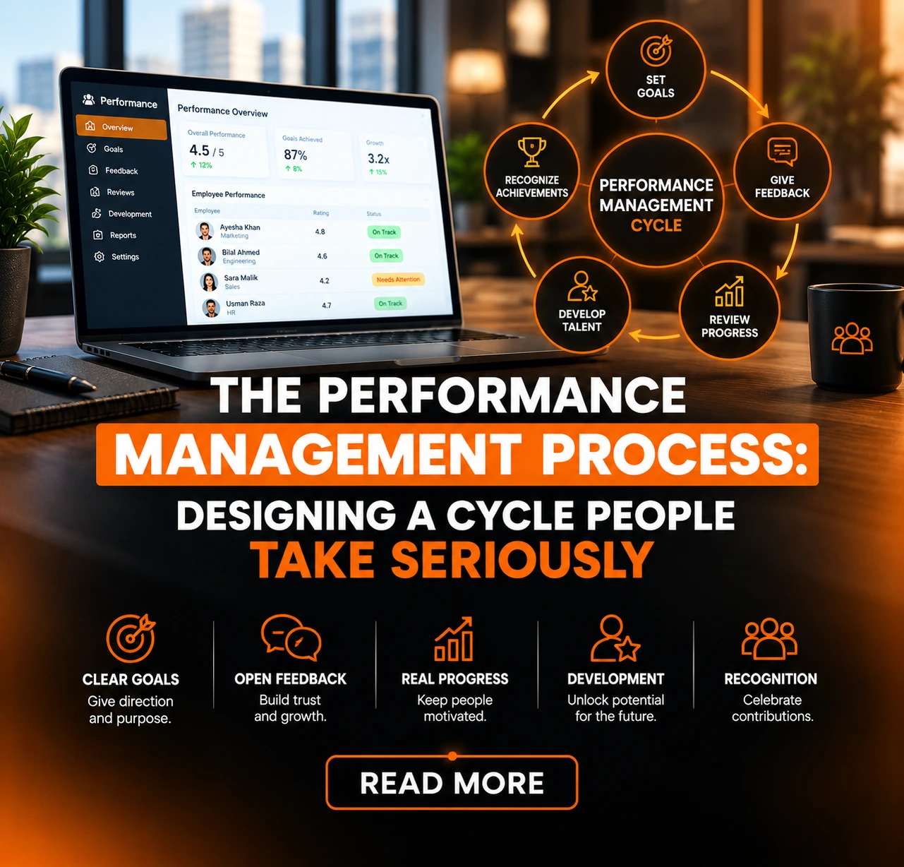 The performance management process: designing a review cycle people take seriously
