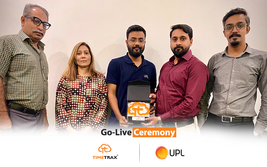 UPL and TimeTrax teams at the go-live ceremony