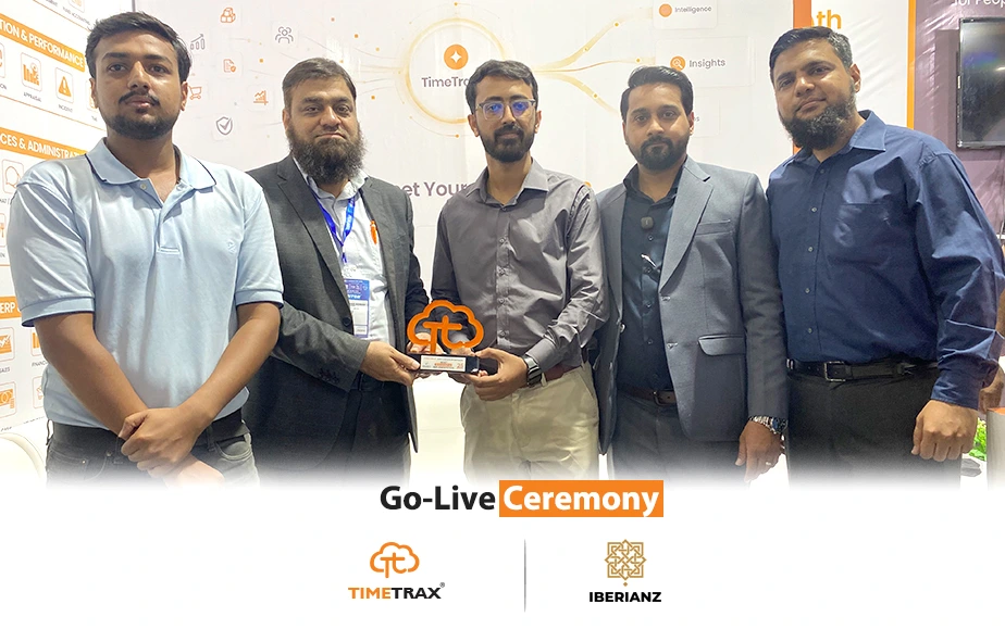 Iberianz go-live ceremony with the TimeTrax team at ITCN Asia 2026