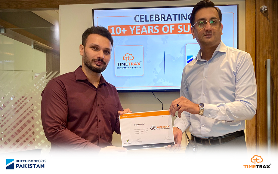 Hutchison Ports Pakistan team as TimeTrax Certified Professionals &ndash; photo 7