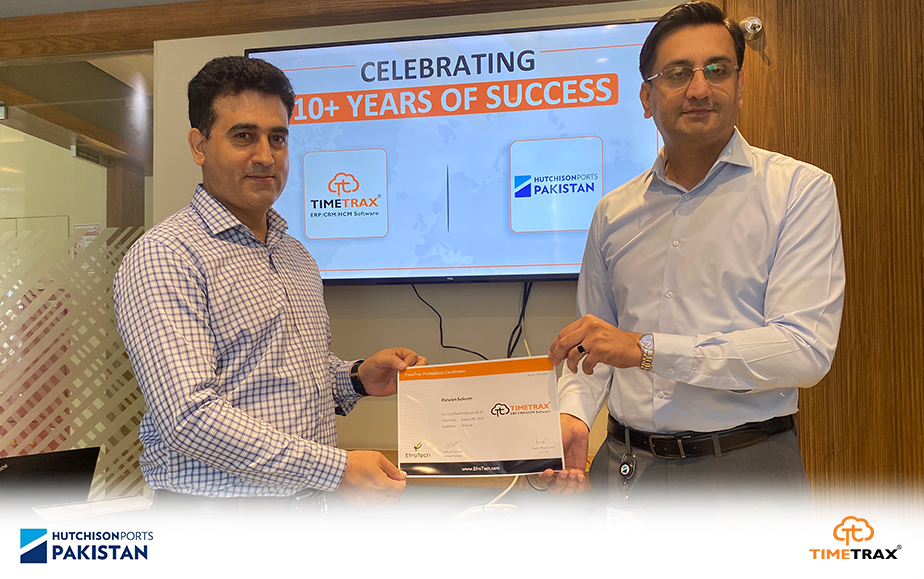 Hutchison Ports Pakistan team as TimeTrax Certified Professionals &ndash; photo 9