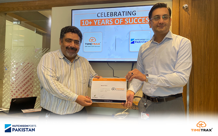 Hutchison Ports Pakistan team as TimeTrax Certified Professionals &ndash; photo 11