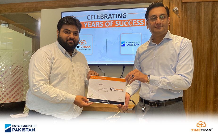 Hutchison Ports Pakistan team as TimeTrax Certified Professionals &ndash; photo 14